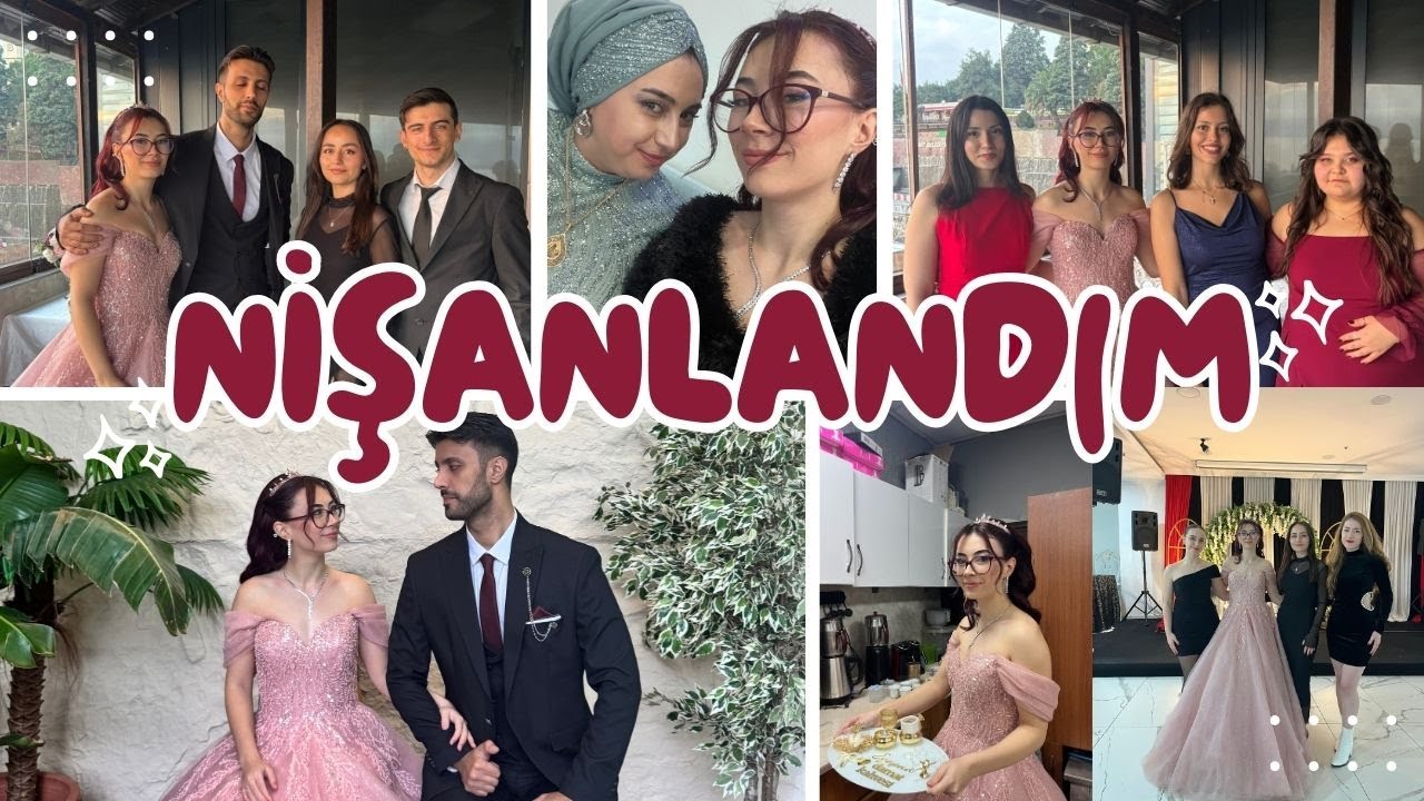 Nişanlandım Vlog | kırık ayakla nişan nasıl yapılır