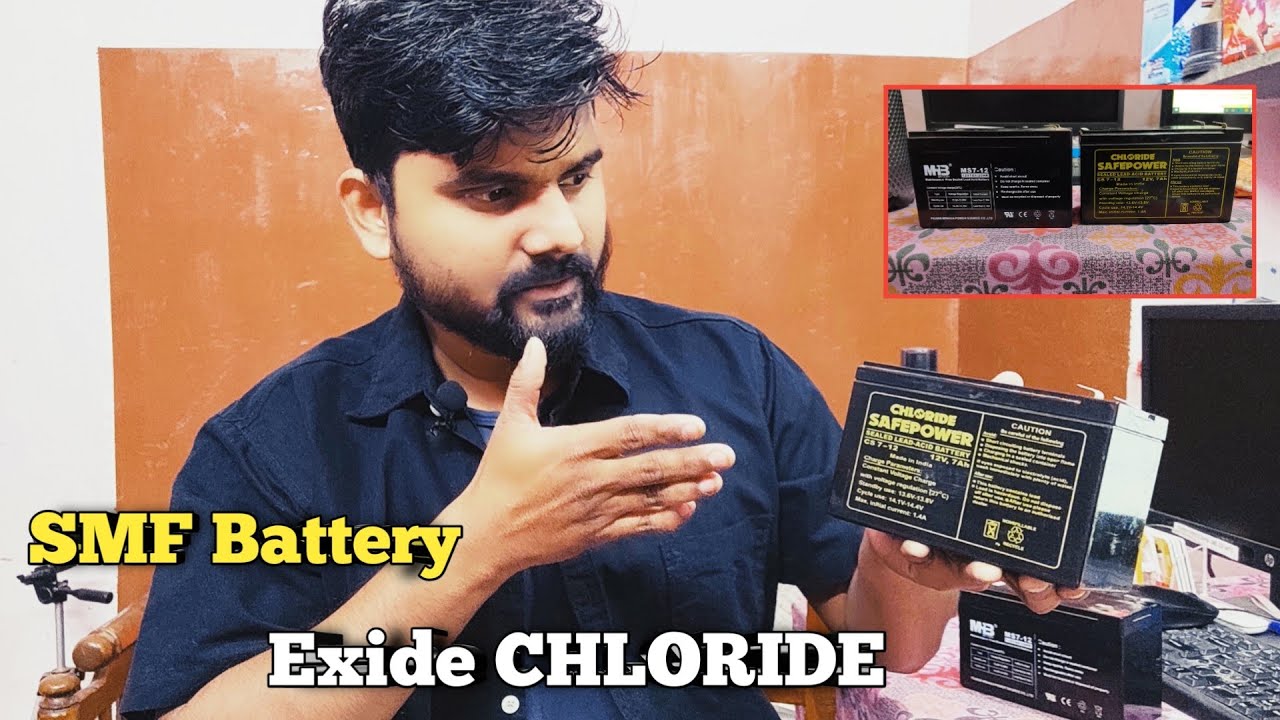 Exide Chloride Battery | UPS Battery SMF Battery क्या होती है? | Can We Put Water on SMF Battery?
