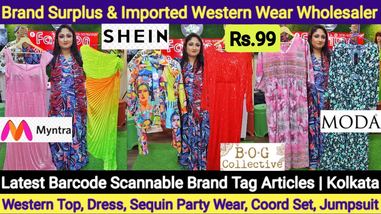 Brand Surplus and Imported Western Top, Dress, Sequin Party Wear, Coord Set Wholesaler in Kolkata