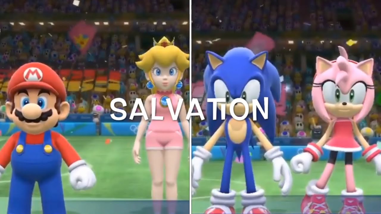 Mario and Sonic AMV: Salvation (with lyrics)