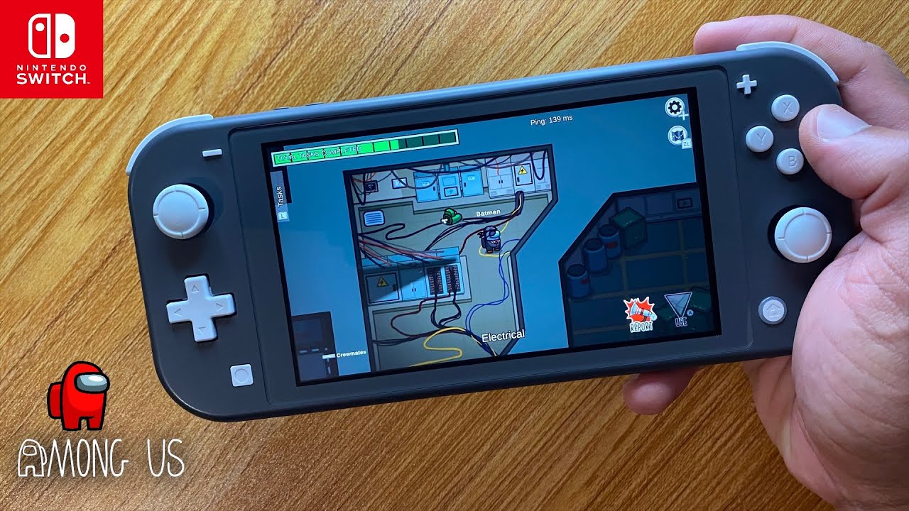 Among Us Nintendo Switch Lite Gameplay