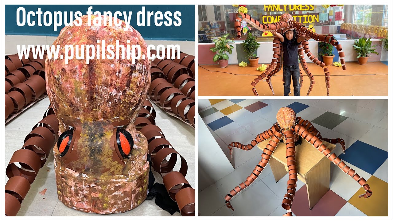 Octopus 🐙 DIY | Fancy dress sea creature | fancy dress competition as octopus | fancy dress as fish