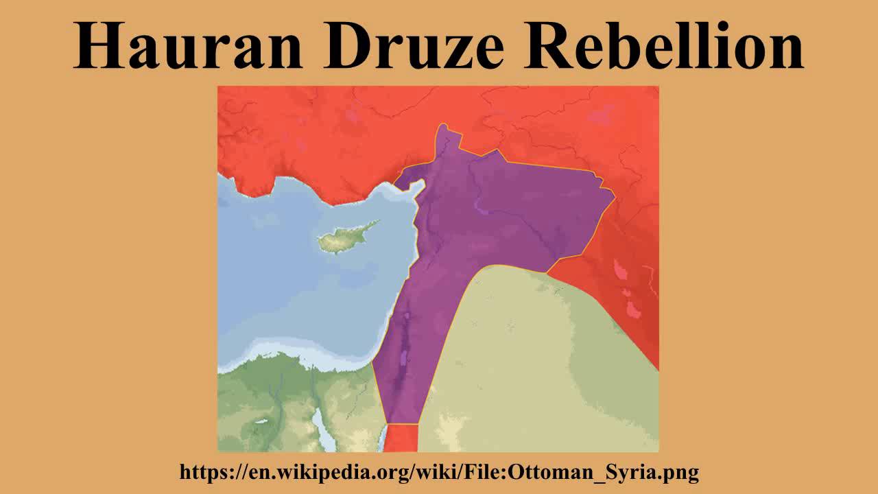 Hauran Druze Rebellion