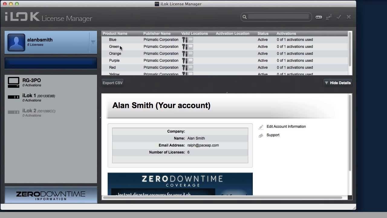 Creating a new iLok account
