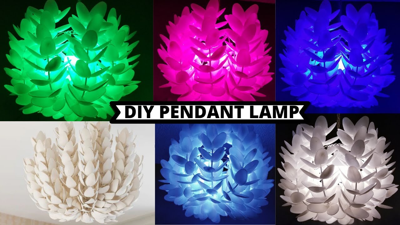DIY DOLLAR TREE CEILING LAMP DECOR | DIY HOME DECOR IDEAS