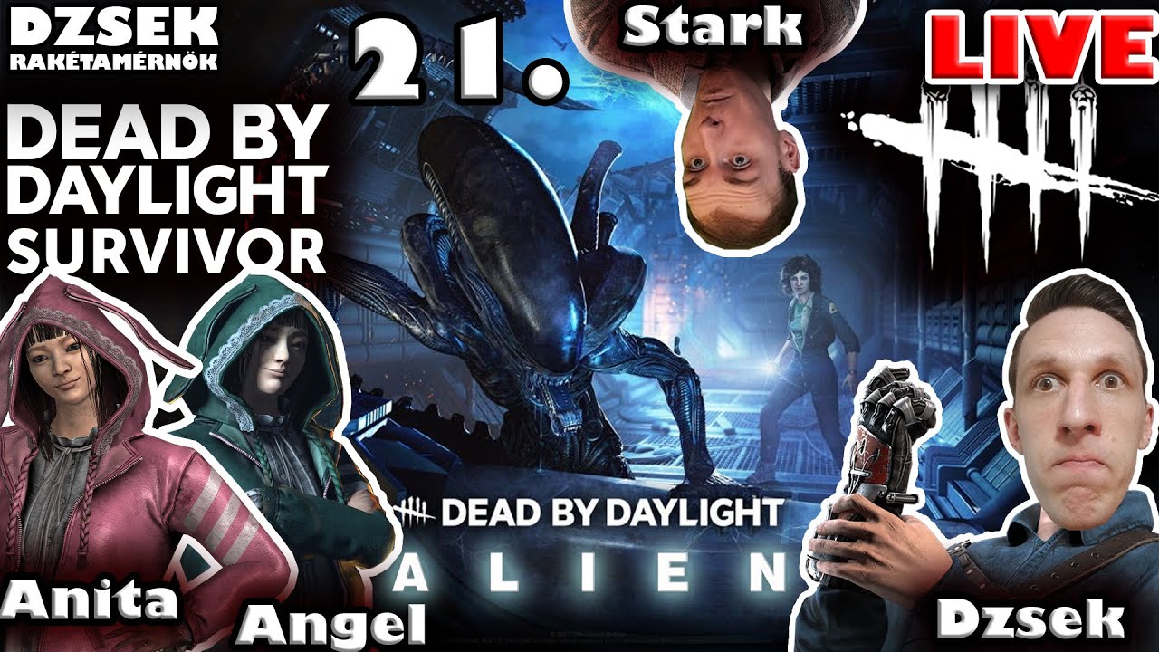 🔴 Dead by Daylight - SURVIVOR - 21. Rész - A Nyolcadik Utas a Nyomunkban
