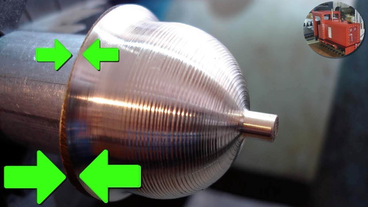 How I Made the Steam Locomotive Dome - Holding, Turning and Profiling the Blind Dome