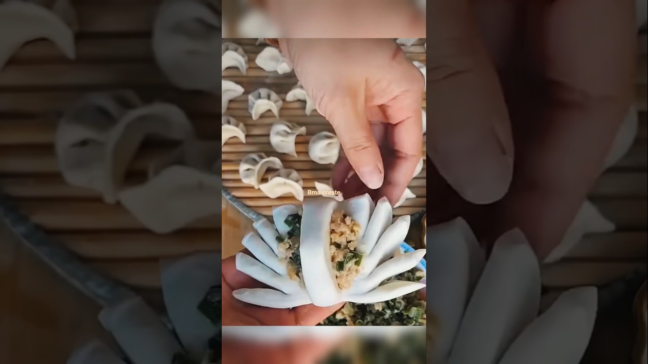 magic dumpling bao art #foodshorts #cookingideas #viralvideo #fooddesign