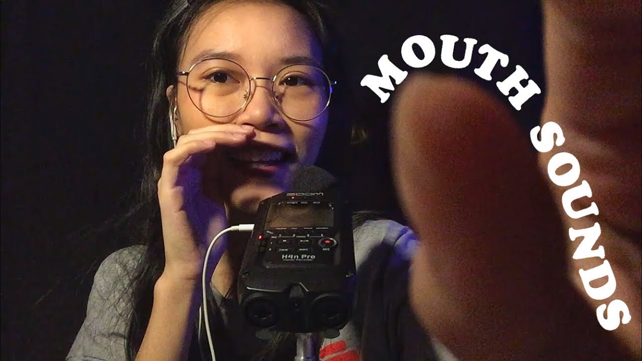 ASMR Mouth Sounds and Hand Movements/Brushing No Talking