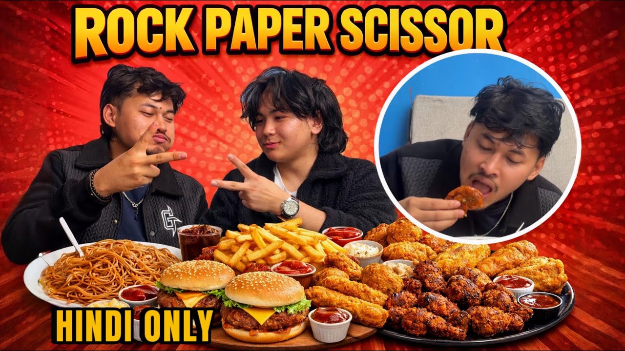STREET FOOD CHALLENGE WITH HINDI ONLY !! KISNE JITA 🤫? 