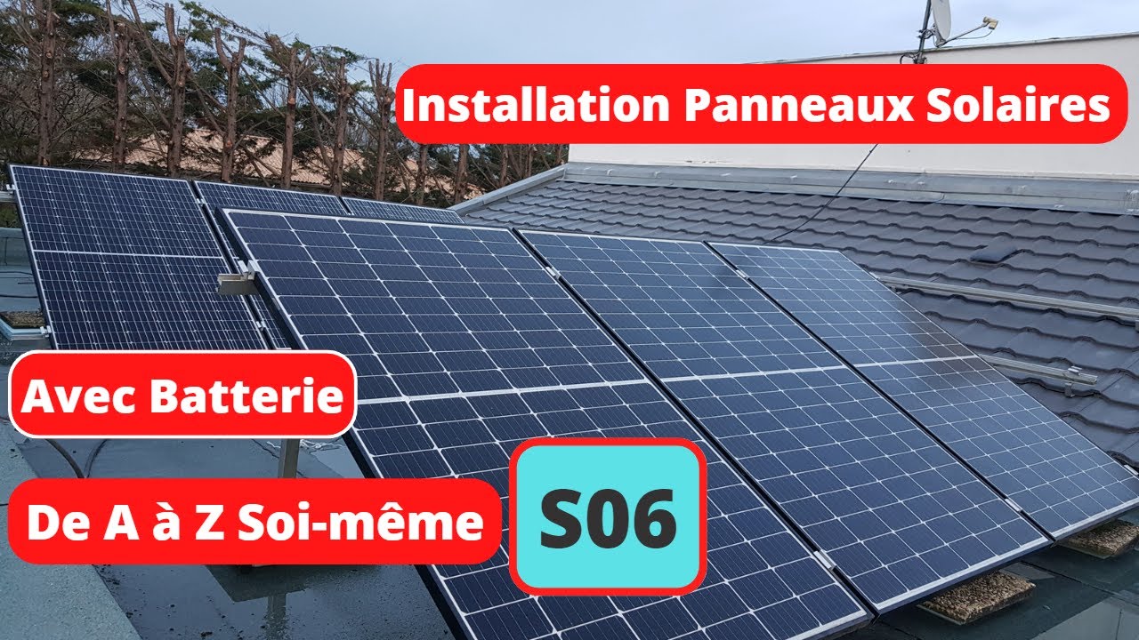 Raccordement Panneaux Solaires  : Tableau de Protection, Contrôleur de Charge et Batterie LiFePO4