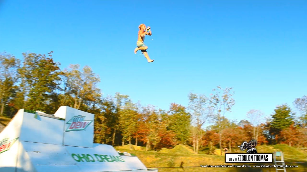 Slip and Slide LAUNCH RAMP! - BEHIND THE SCENES