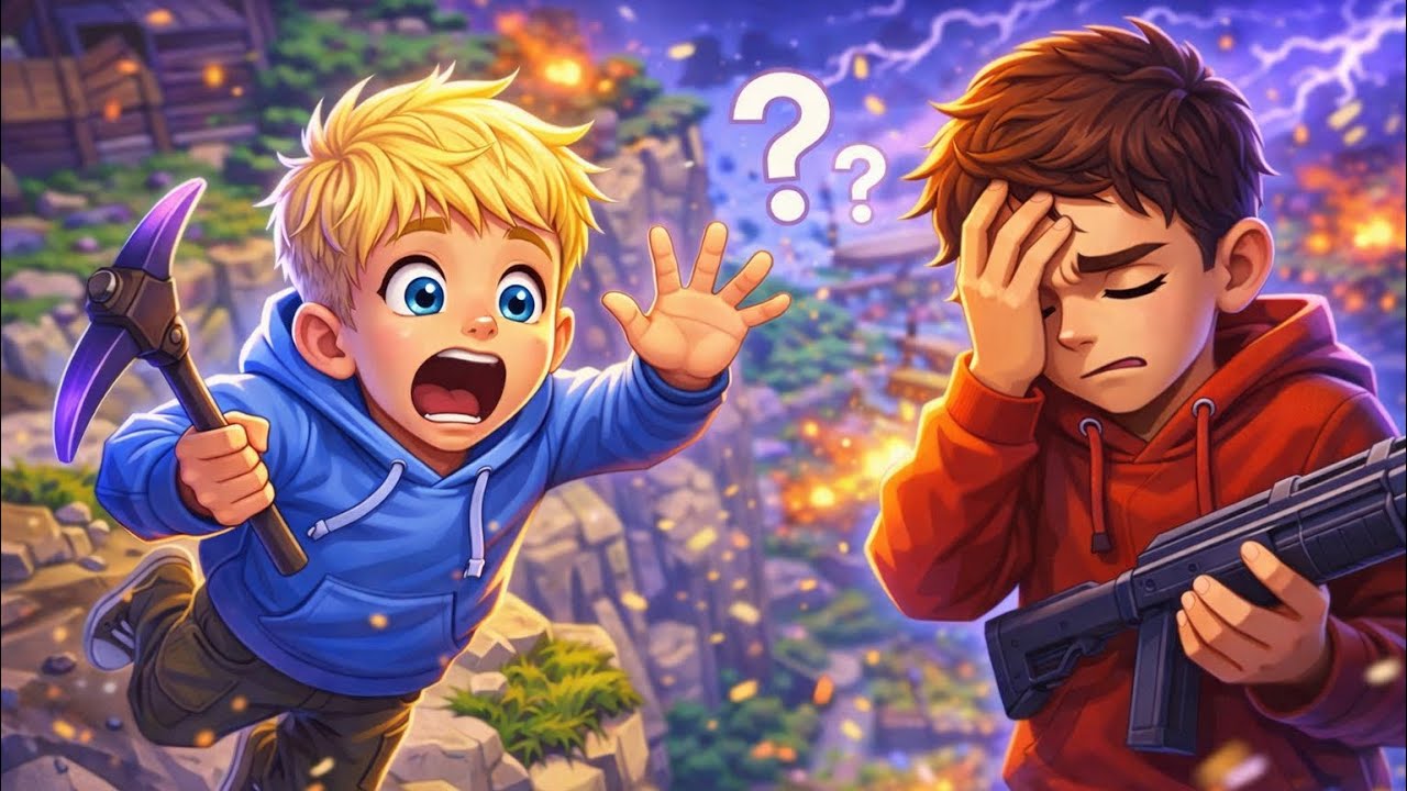 Gram jakbym grał pierwszy raz w Fortnite&hellip; 😅