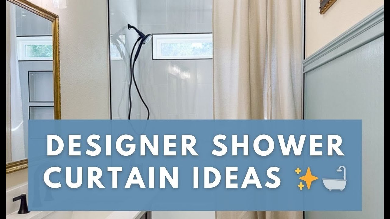 SHOWER CURTAIN IDEA That Instantly Make Your BATHROOM LOOK DESIGNER 🛁✨