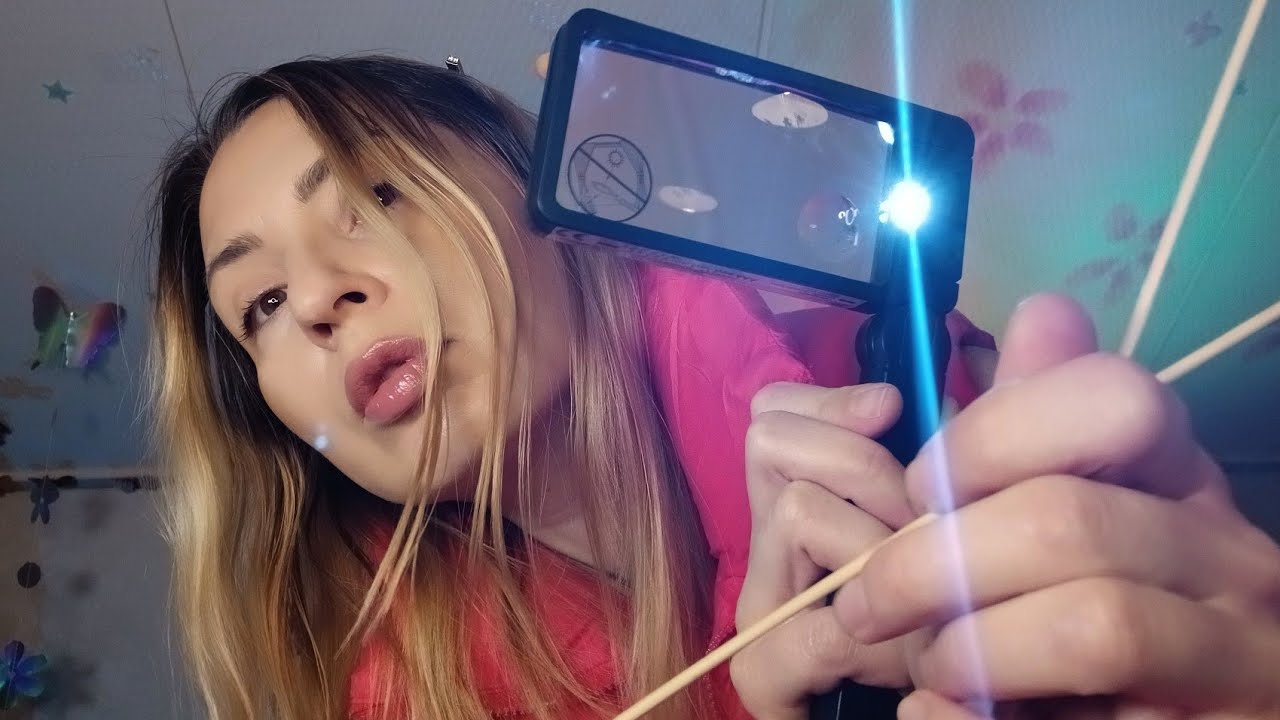 ASMR Ear Check, Cleaning & Deep Massage  100% Personal Attention 😴