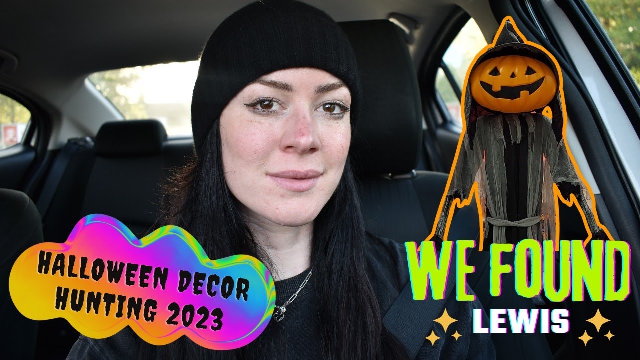 WE MET LEWIS! Halloween Decor Hunting 2023 | HomeGoods, Target, Kohls, and Joann!