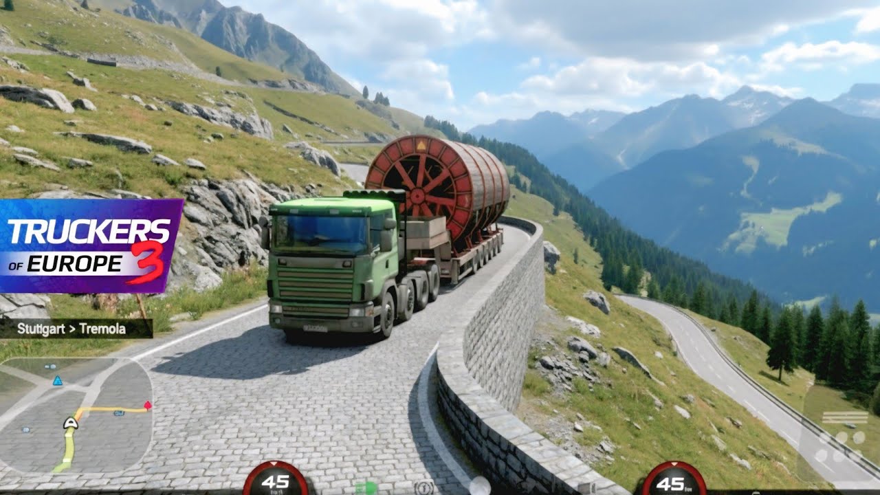 Heavy corgo truck simulator games 🚦 truckers of Europe 3 🎮 gameplay @JodedluG7 