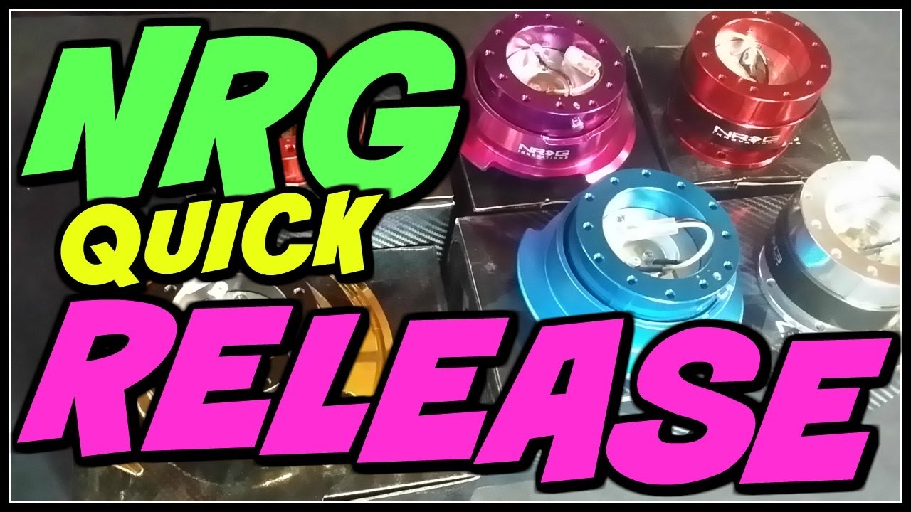 NRG QUICK RELEASE UNBOXING - DIFFERENT STYLES