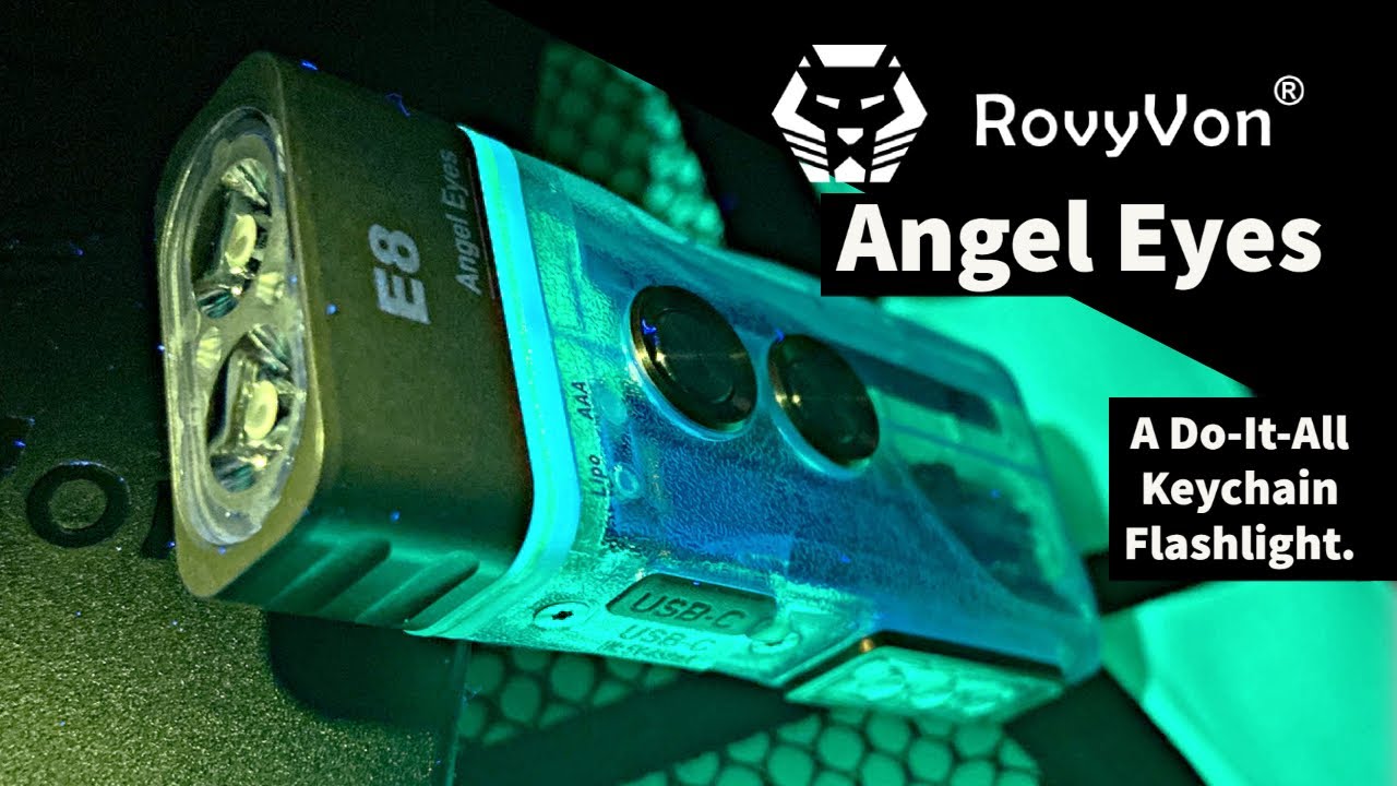 RovyVon Angel Eyes E8 Keychain Flashlight