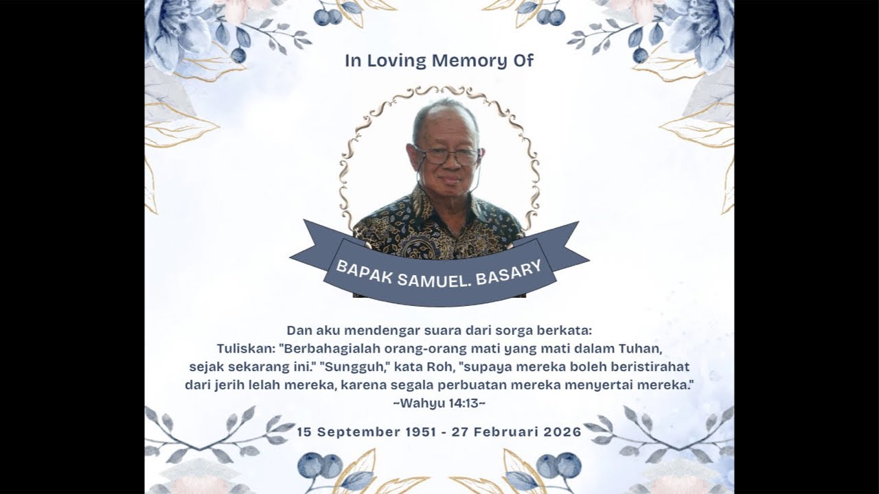 IBADAH PEMAKAMAN BAPAK SAMUEL BASARY