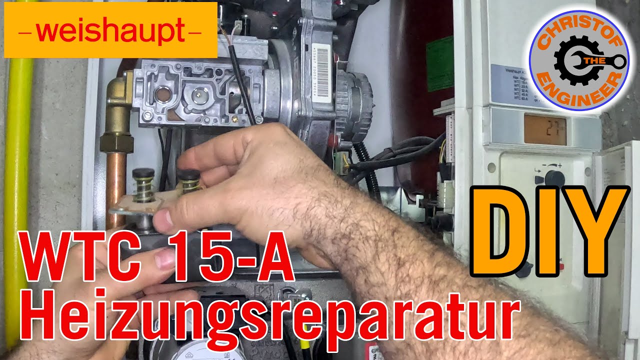 DIY Weishaupt WTC 15-A Gastherme (Heizung) reparieren.