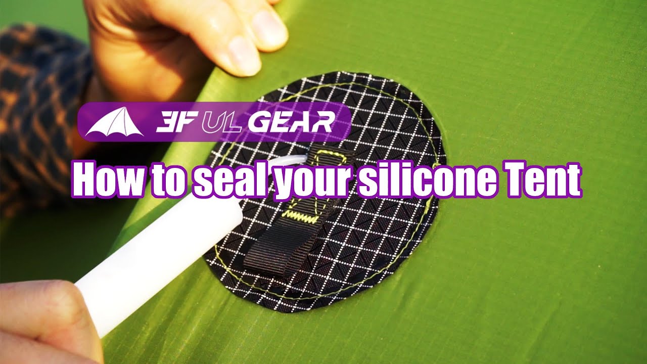 How to seal your silicone tent. 3F UL GEAR