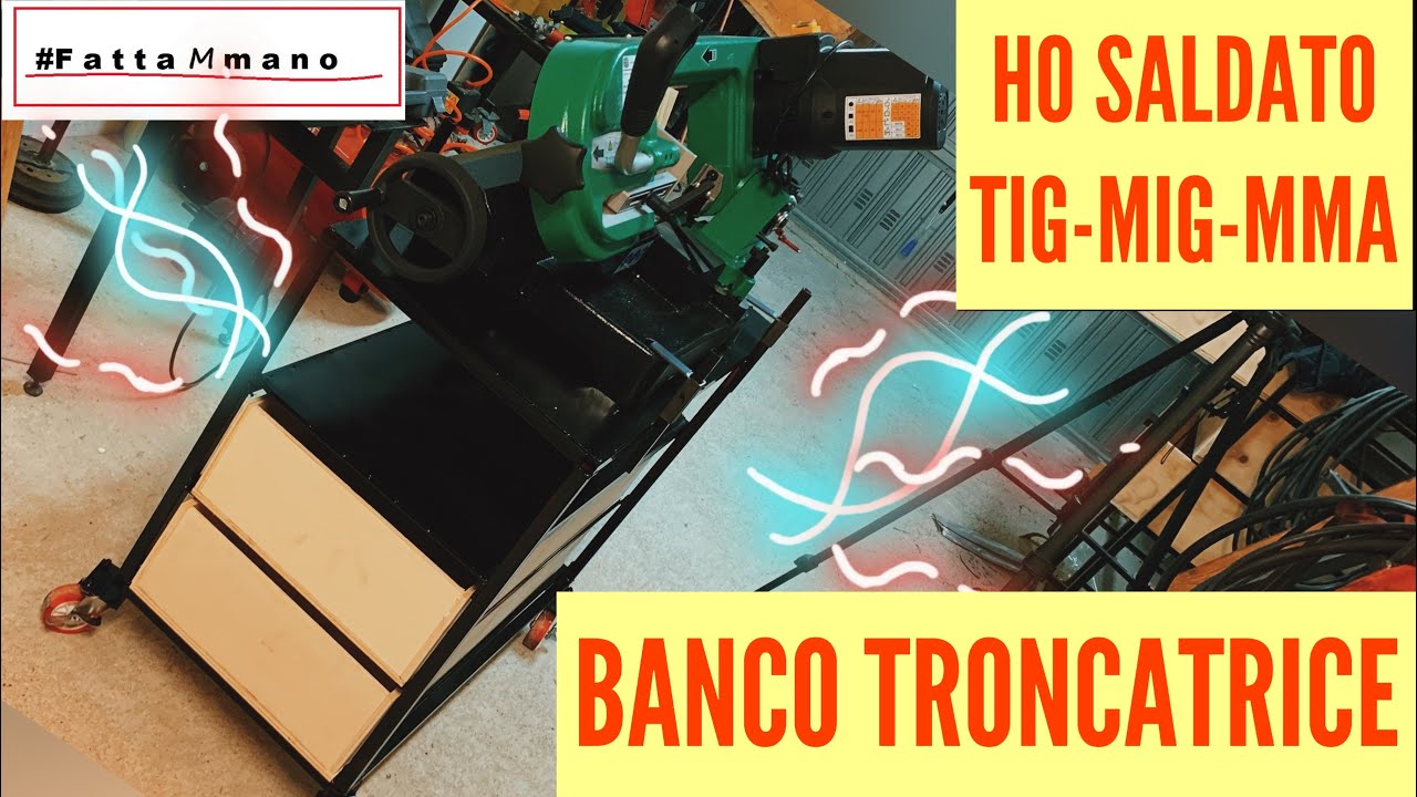 #Bancone troncatrice #faidate #saldatura #migmag #elettrodo