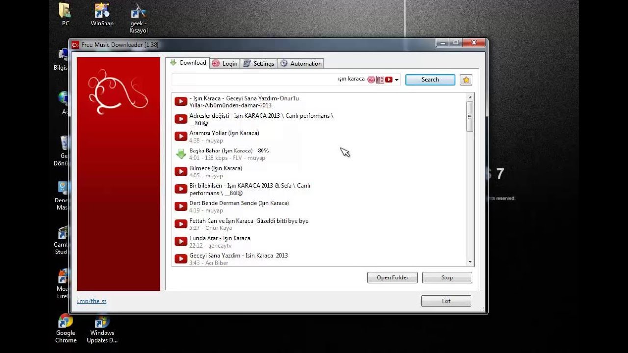 &Uuml;cretsiz MP3 İndir