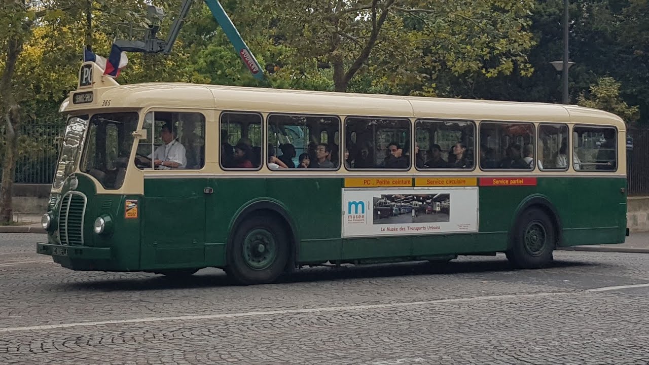 Bus Somua OP5/3 de 1955 aux Journées du Patrimoine 2024