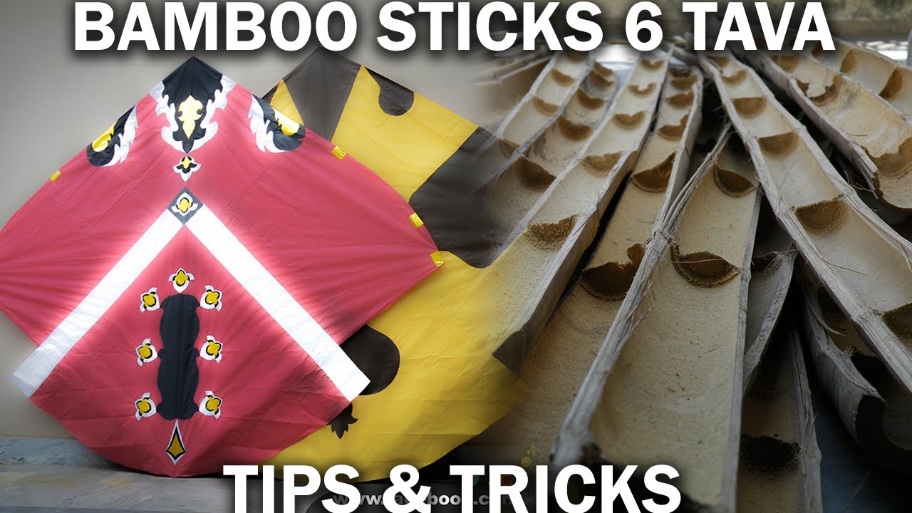 How to Make 6 Tawa Kite Sticks from Bamboo - Kites Korner