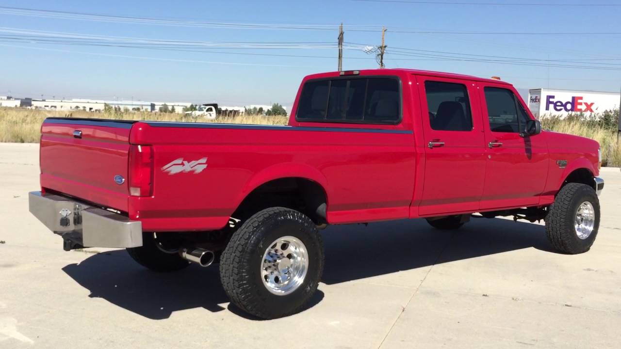 WWW.DIESEL-DEALS.COM 1994.5 FORD F350 CREW XLT 4X4 5 SPEED 128K 7.3 POWERSTROKE TURBO DIESEL