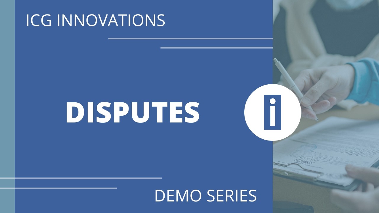 Disputes | ICG Innovations