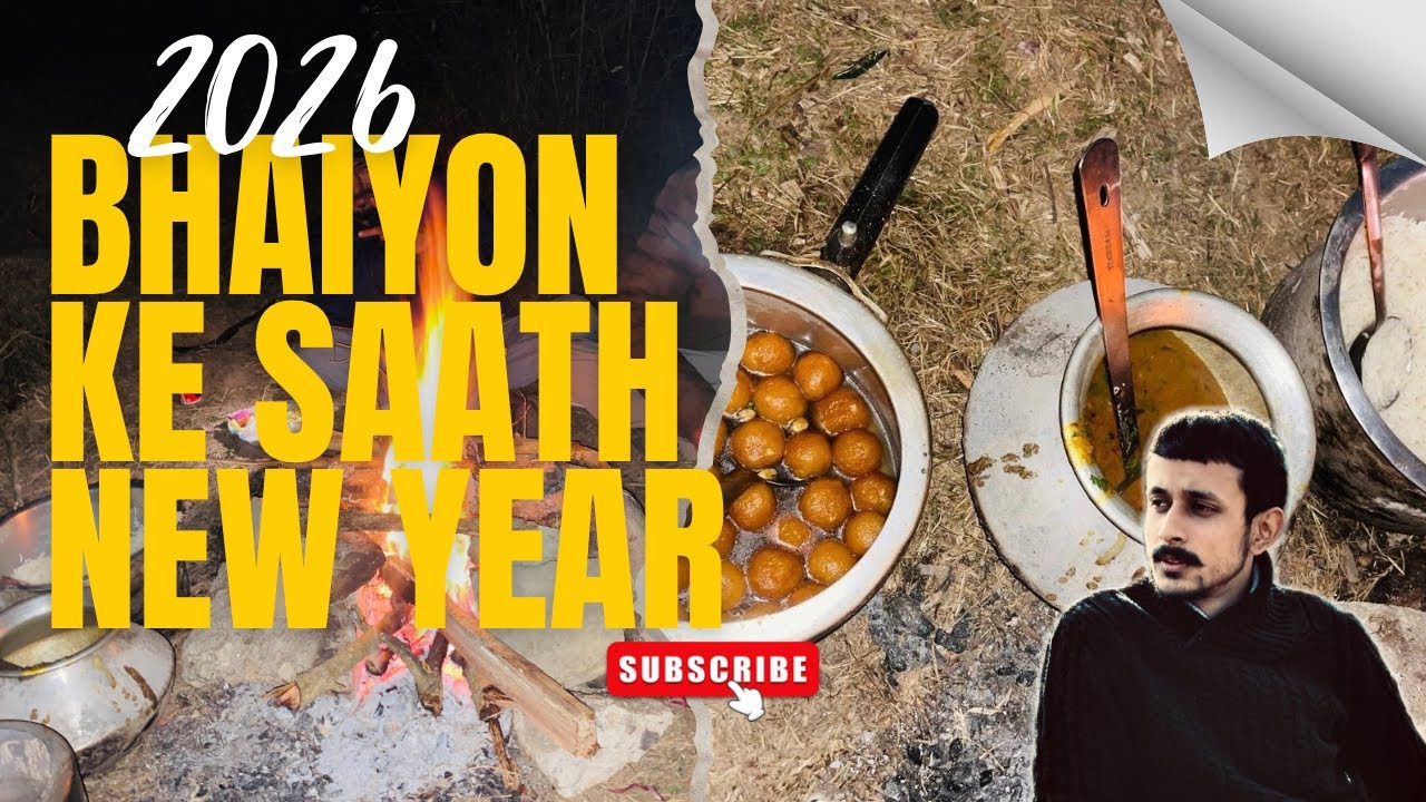 New Year Party in Nature 🥳🔥 | Bhaiyon Ke Saath Outdoor Cooking | Roam With Abhay