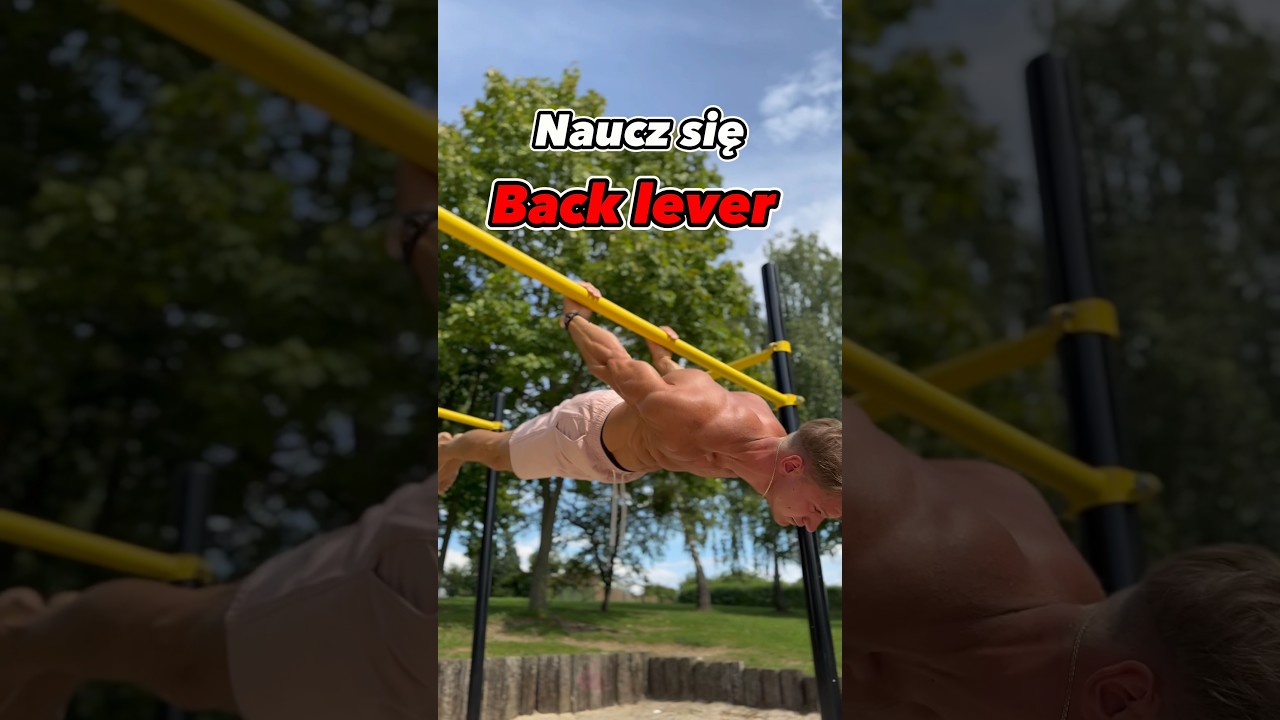 Learn the back lever! #calisthenics #calisthenics #streetworkout #tutorial #backlever