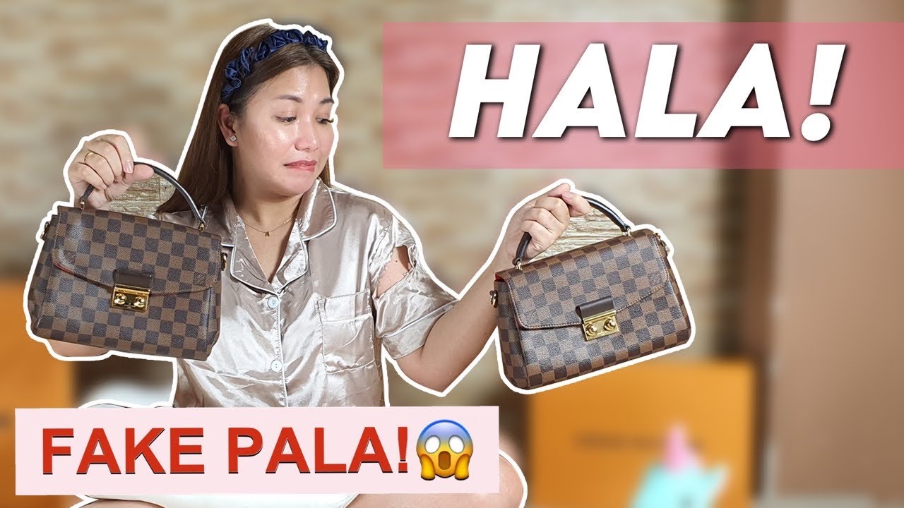 REAL VS FAKE Louis Vuitton Croisette Bag ( MAY NAPEKE NANAMAN😢)