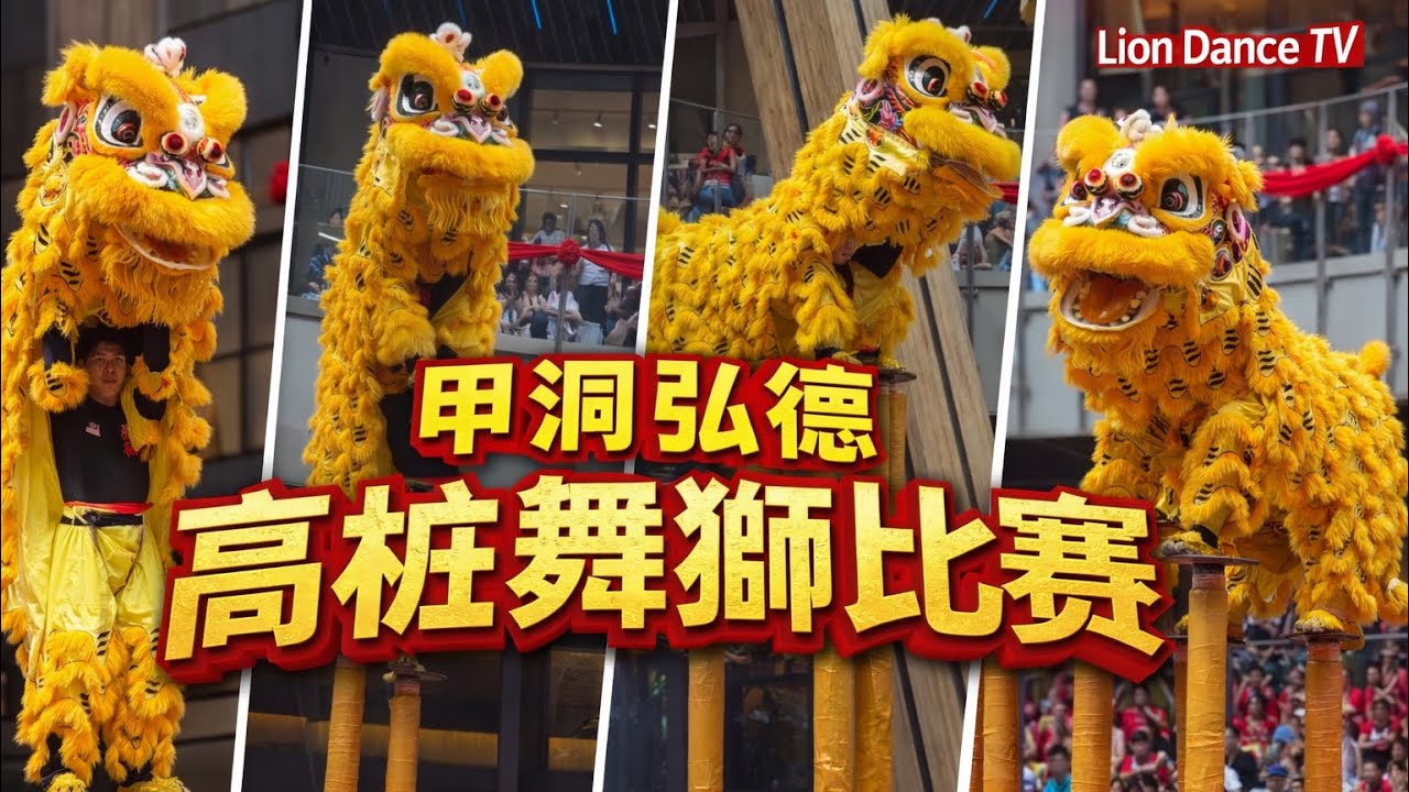 Lion Dance Competition @ lalaport 高桩舞狮 | 甲洞弘德 Kepong Hong Teck | CNY2026 