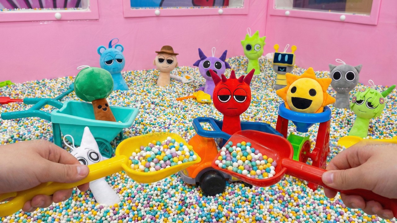Digging for Sprunki in the Toy Sand Pit – Look What We Found!