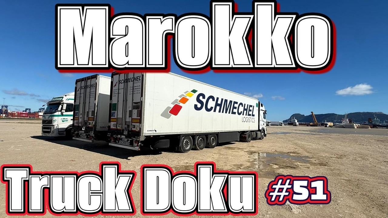 Mit dem LKW nach 🇲🇦 Fähre & Grenzchaos Auf Achse Truck TV Andy on Tour #51