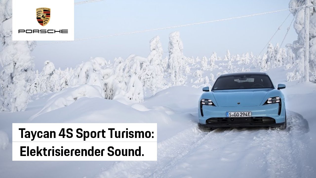 Der elektrisierende Sound des Taycan 4S Sport Turismo