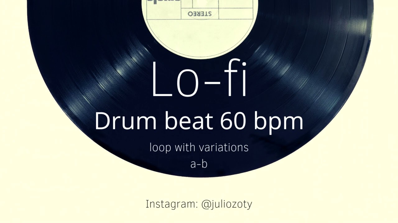 Lofi drum beat 60bpm noCopyrite