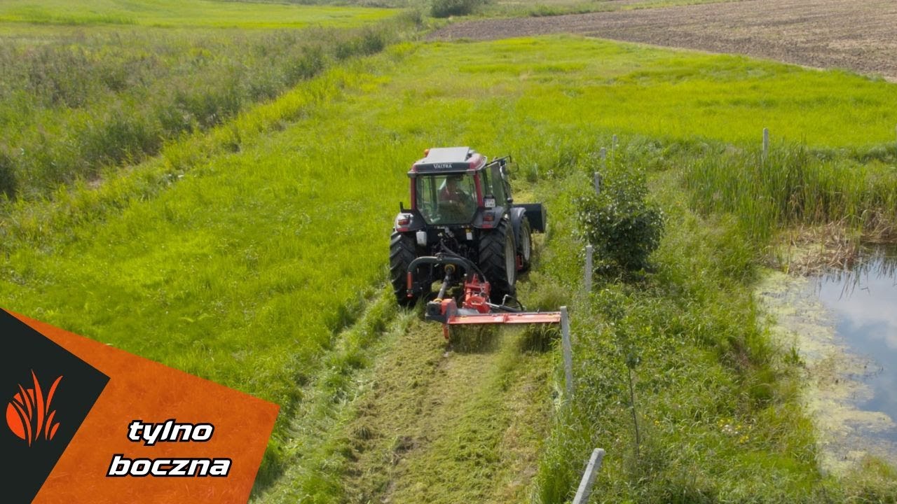 👉 KOSZENIE BAGIENNYCH TERENÓW!  😱 👈 Kosiarka profesjonalna bijakowa ORKAN KTBC/Z 180 z VALTRA A83