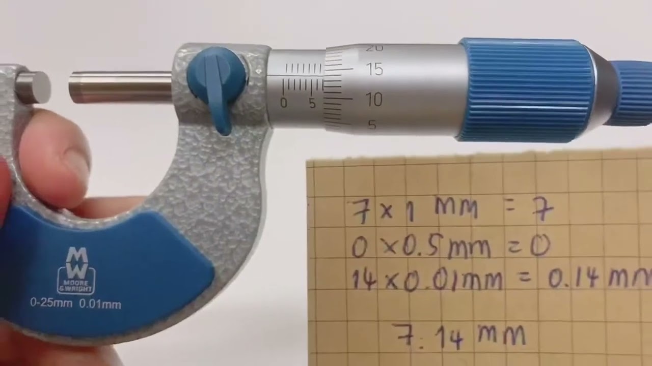 การอ่านไมโครมิเตอร์  Micrometer