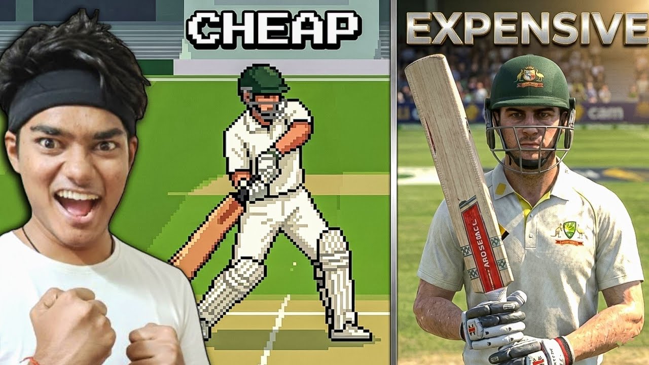 CHEAP 🆚 EXPENSIVE - TEST CRICKET GAMES!!!
