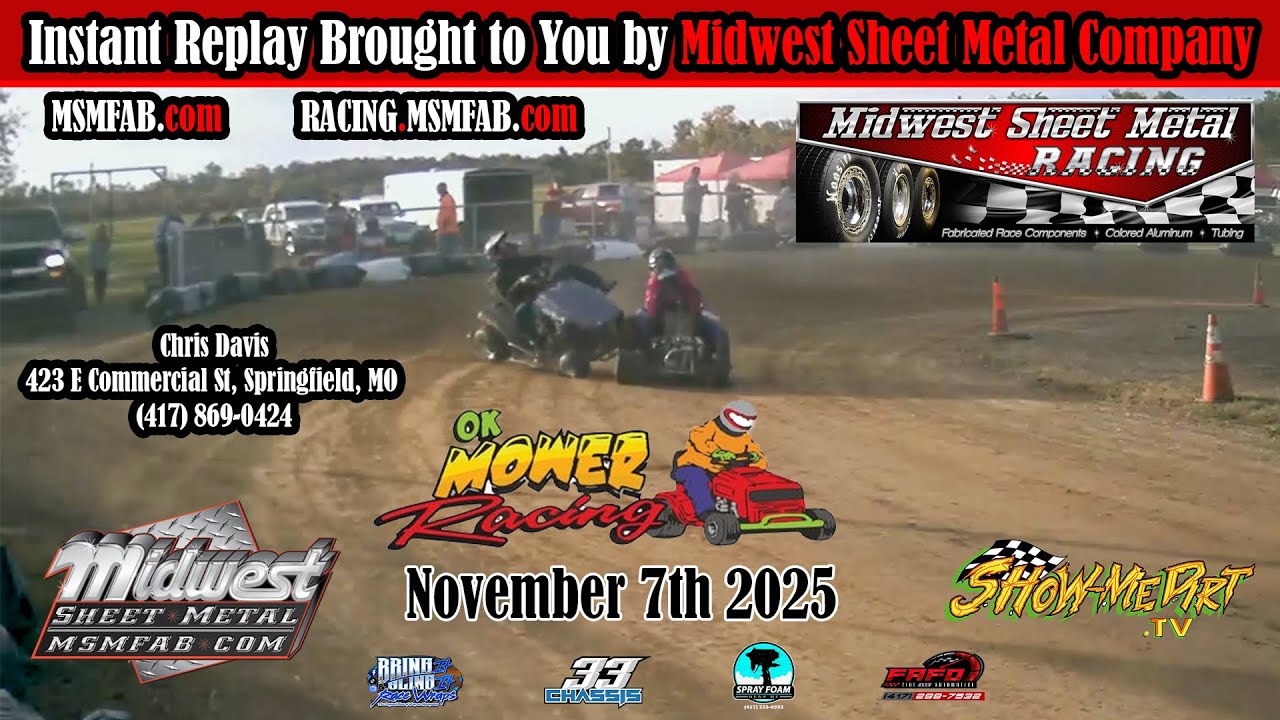 📺 INSTANT REPLAY TIME! 🔥 from the O.K. mower racing