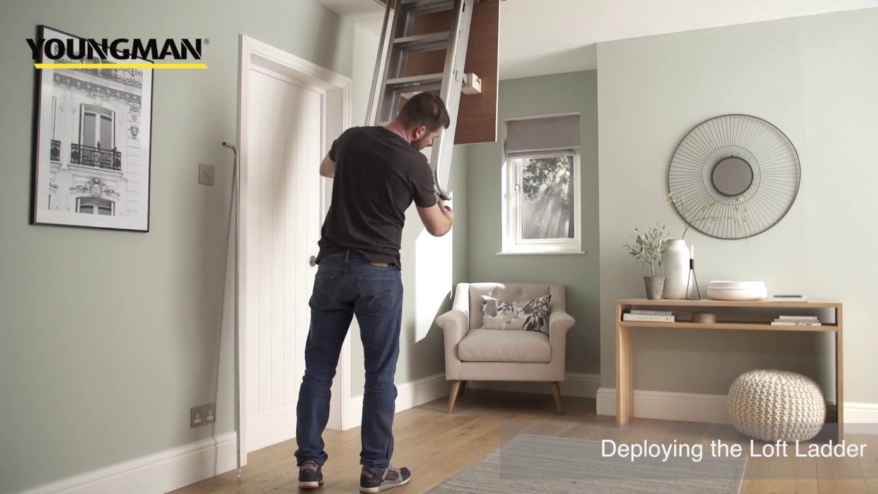 Youngman Deluxe Aluminium Loft Ladder