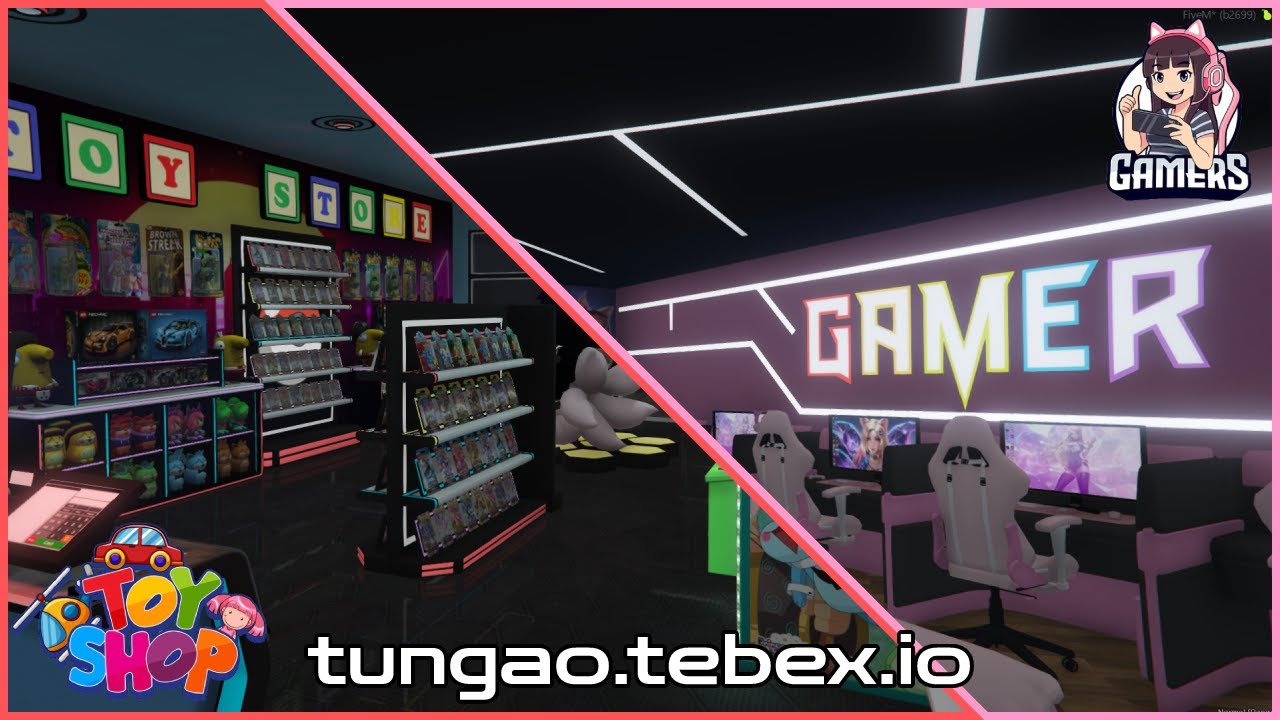 FIVEM | GTA V | Toy Store & Lounge Gaming  (MLO Exclusive)