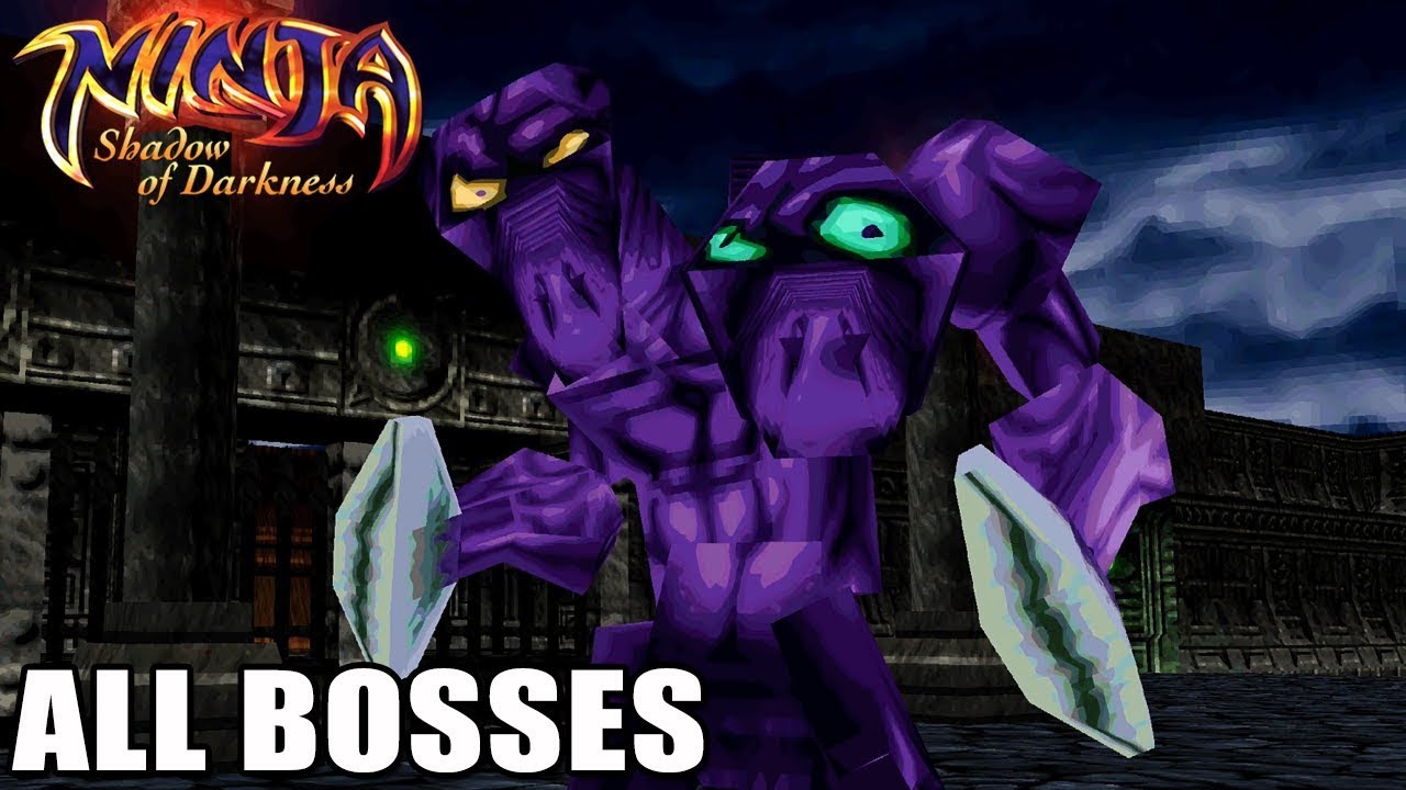Ninja: Shadow of Darkness - All Bosses [4K 60FPS INTERPOLATED]