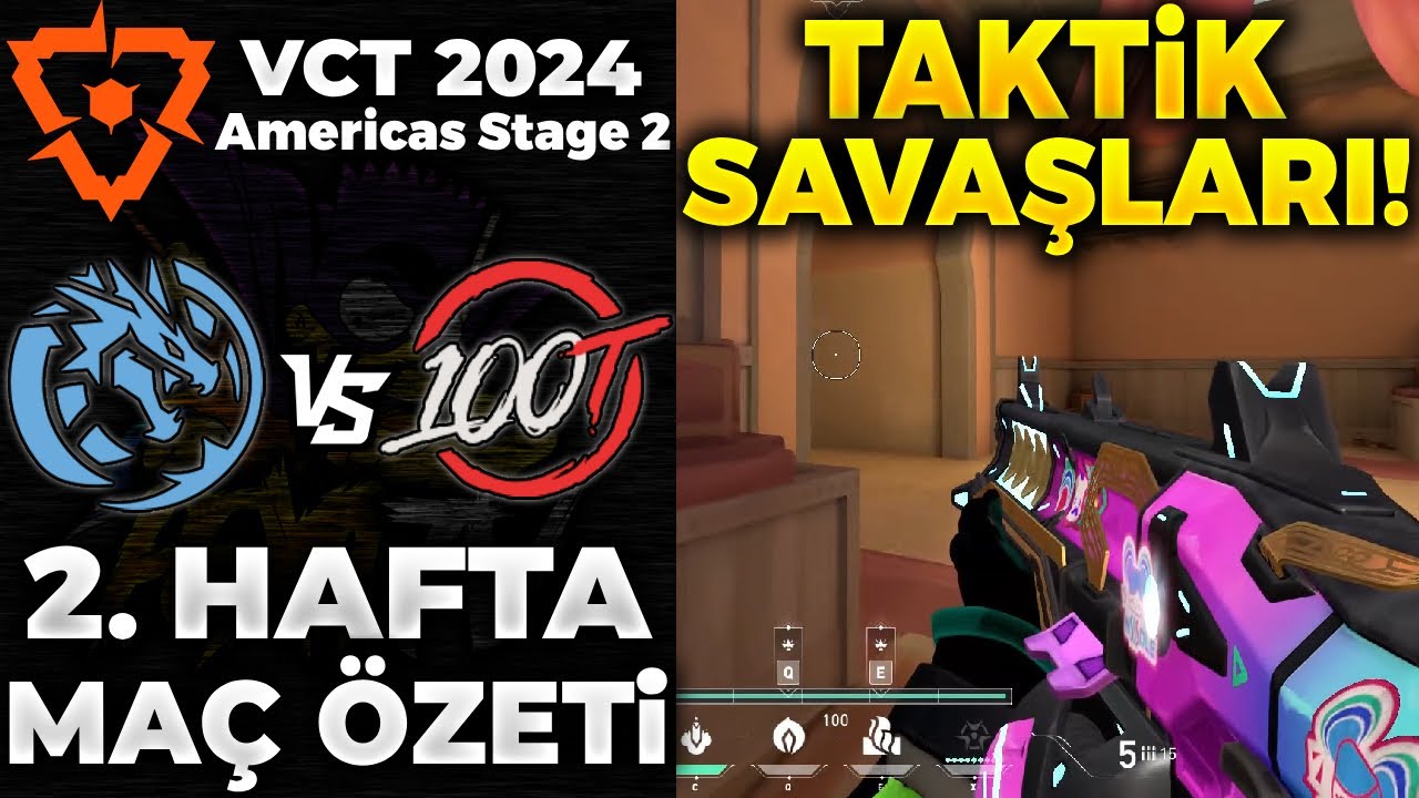 Leviatán vs 100 Thieves MAÇ ÖZETİ | VALORANT 2024 Americas Stage 2 - 2. HAFTA