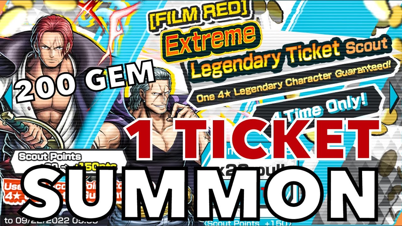 Round 2 Film Red EX Shanks & Ben Beckman Summon | One Piece Bounty Rush