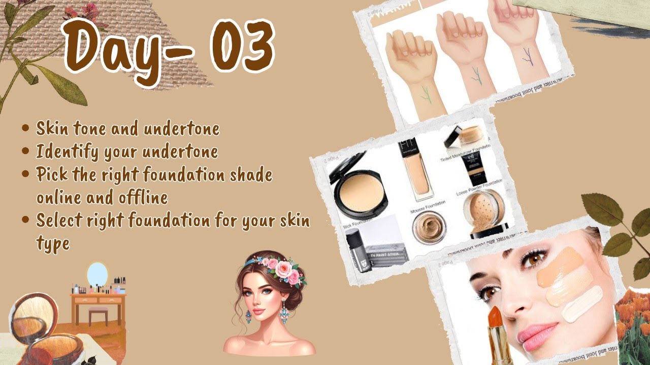 DAY 03| How to find your undertone? What is skintone?|Right foundation shade| Kannada
